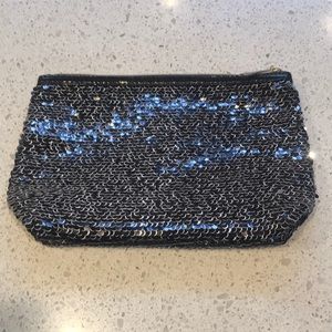 Lancôme flip sequin make up bag